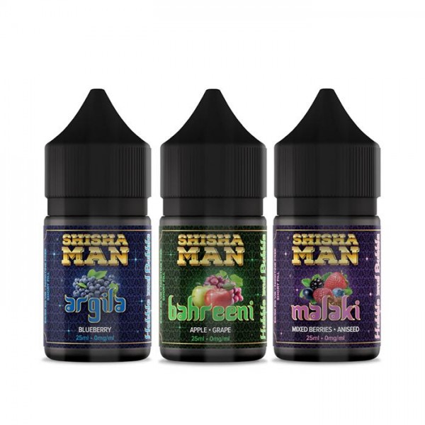 Shisha Man - 75ml Short Fill E-Liquid Tester Pack