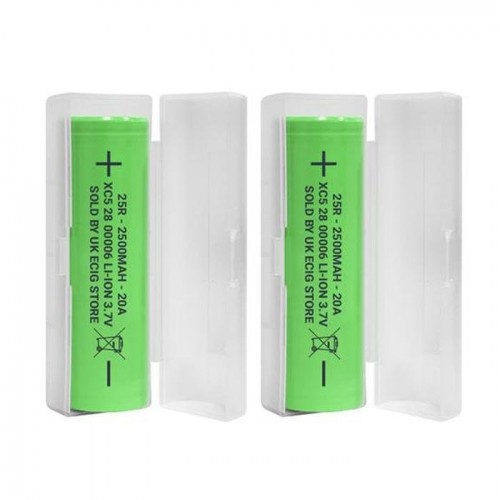 Samsung INR18650 25R 2500mAh Battery Twin Pac...