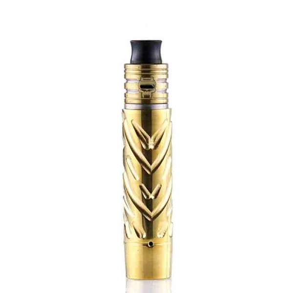 RNV Designs - Katana Mechanical Mod - Vaping Outlaws Zane RDA Brass Bundle