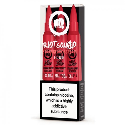 Riot Squad E-Liquid - Strawberry sCReam E-Liq...