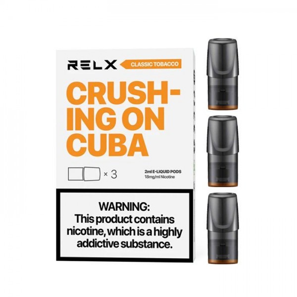 RELX Replacement 2ml Pods x 3