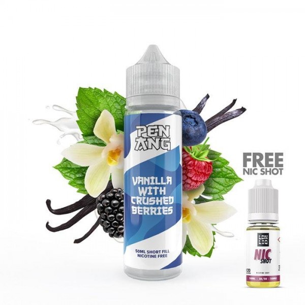 Penang - Vanilla With Crushed Berries 50ml Short Fill E-Liquid