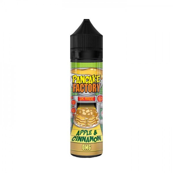 Pancake Factory E-Liquids - Apple Cinnamon 50ML Short Fill E-liquid