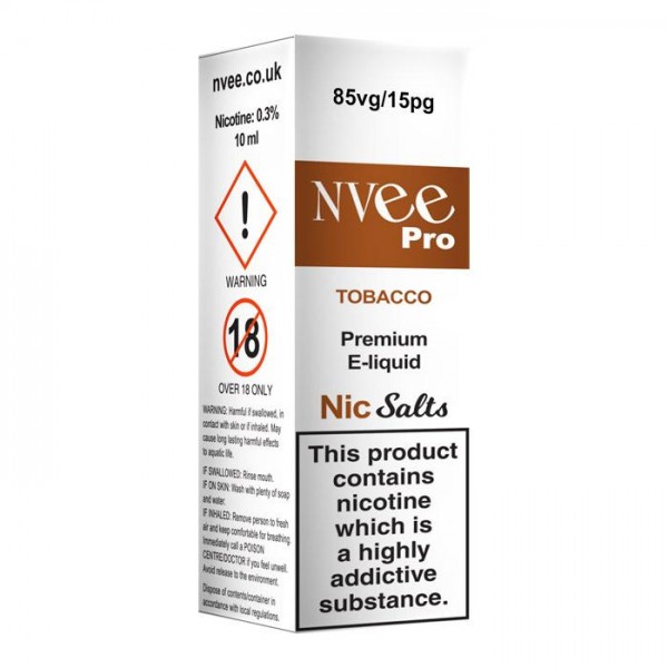 NVee Pro - Tobacco Nic Salt 10ml E-Liquid