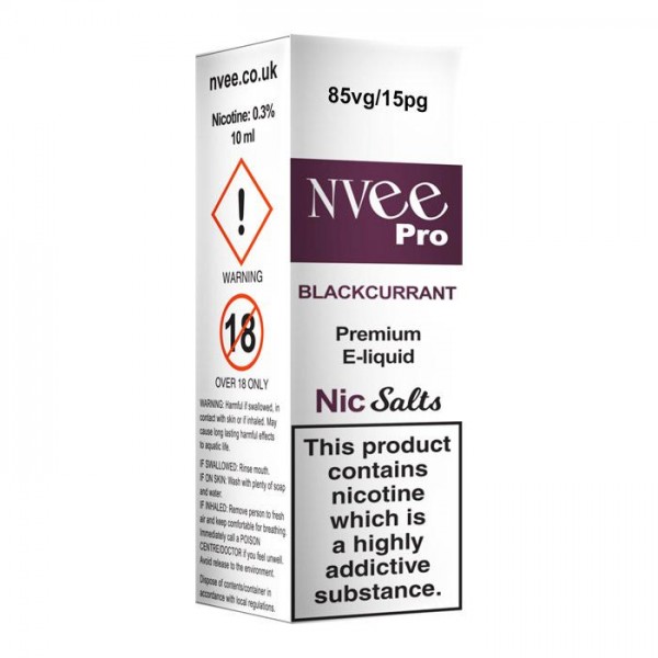 NVee Pro - Blackcurrant Nic Salt 10ml E-Liquid