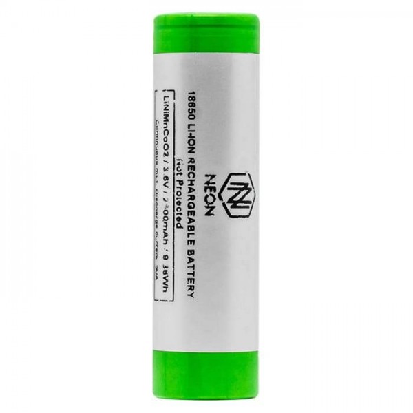 Neon 18650 2600mAh Battery