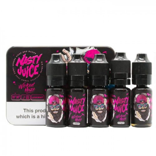 Nasty Juice - Wicked Haze E-Liquid - 5 x 10ml...