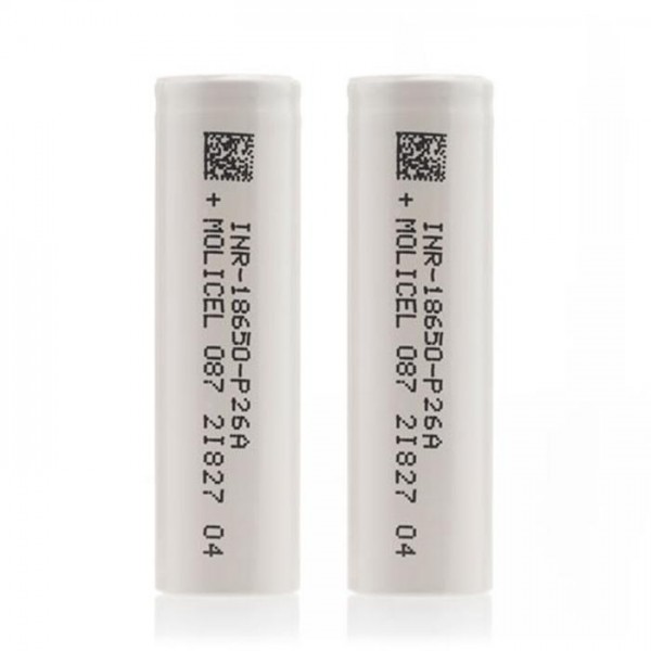 Molicel P26A 18650 Battery Twin Pack