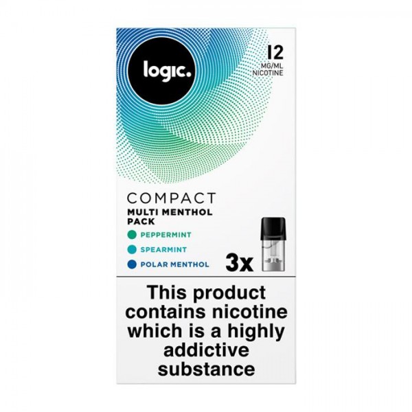 Logic Compact - Menthol Multi Vape Pod Pack