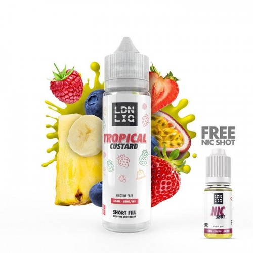 LDN LIQ Tropical Custard 50ml Short Fill E-Li...