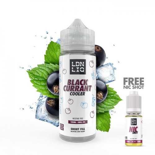 LDN LIQ Blackcurrant Cooler 100ml Short Fill ...