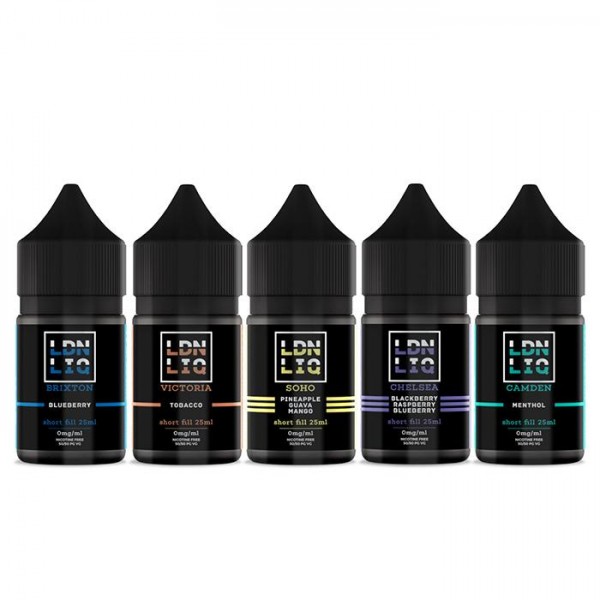 LDN LIQ 125ml Short Fill Tester Pack