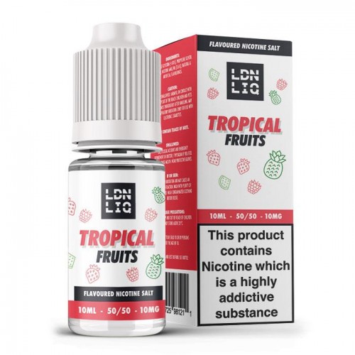 LDN LIQ Nic Salts Tropical Fruits 10ml E-Liqu...