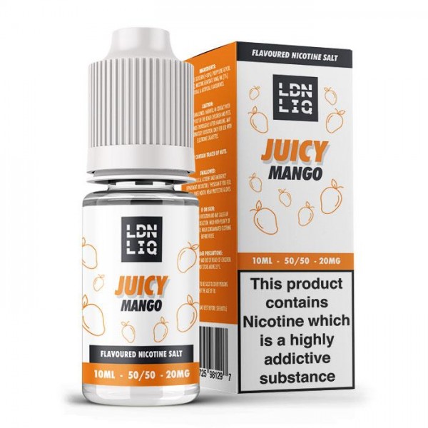 LDN LIQ Nic Salts Juicy Mango 10ml E-Liquid