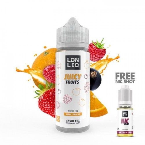 LDN LIQ Juicy Fruits 100ml Short Fill E-Liqui...