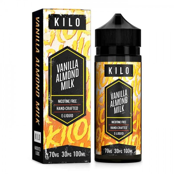 Kilo E-Liquids - Vanilla Almond Milk 100ml Short Fill E-Liquid