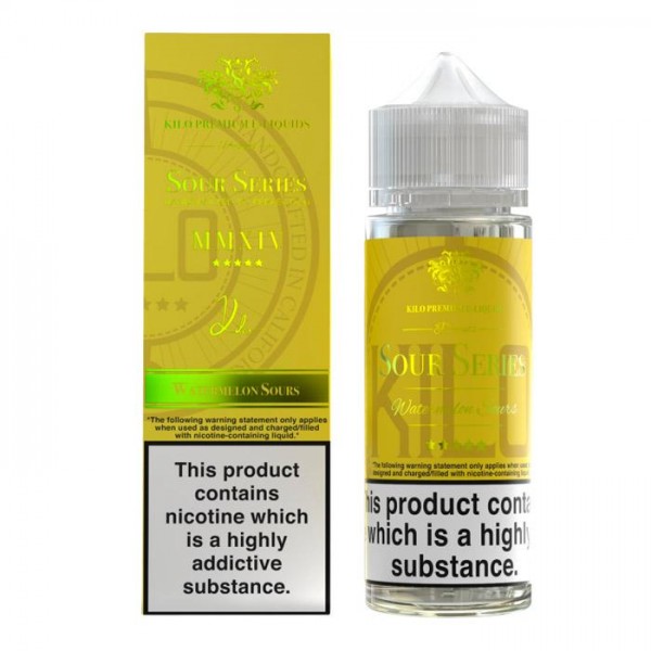 Kilo E-Liquids - Sour Series - Watermelon Sours 100ml Short Fill E-Liquid