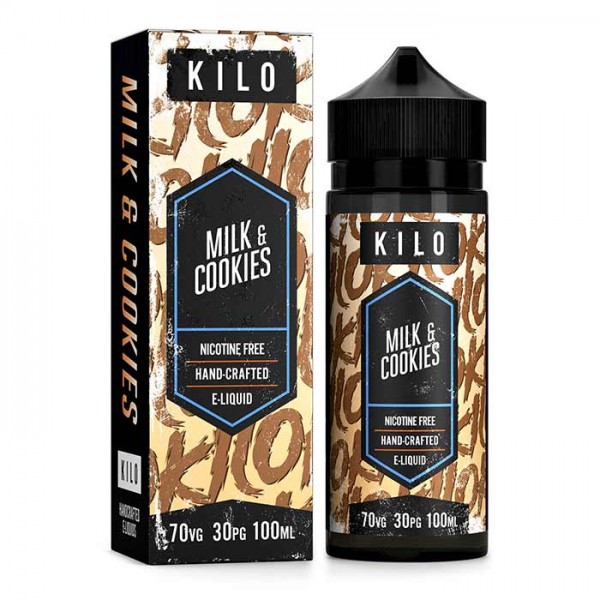 Kilo E-Liquids - Milk and Cookies 100ml Short Fill E-Liquid