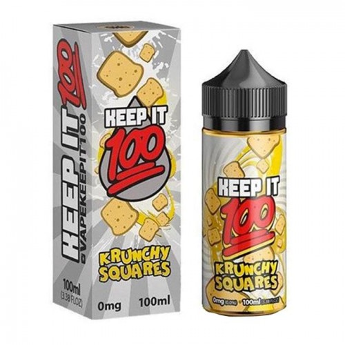 Keep It 100 - Krunchy Squares 100ml Short Fil...