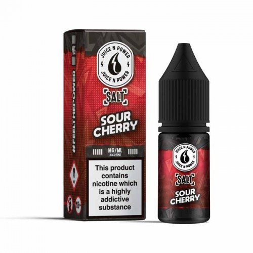 Juice N Power Sour Cherry 10ml Nic Salt