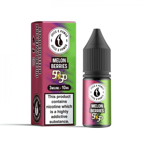 Juice N Power 50/50 Melon Berries 10ml