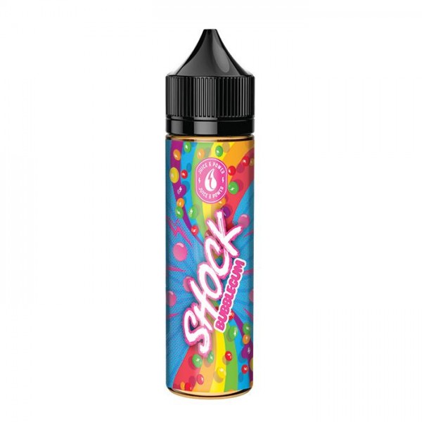 Juice N Power - Shock Series - Shock Bubblegum - 50ml Short Fill E-Liquid