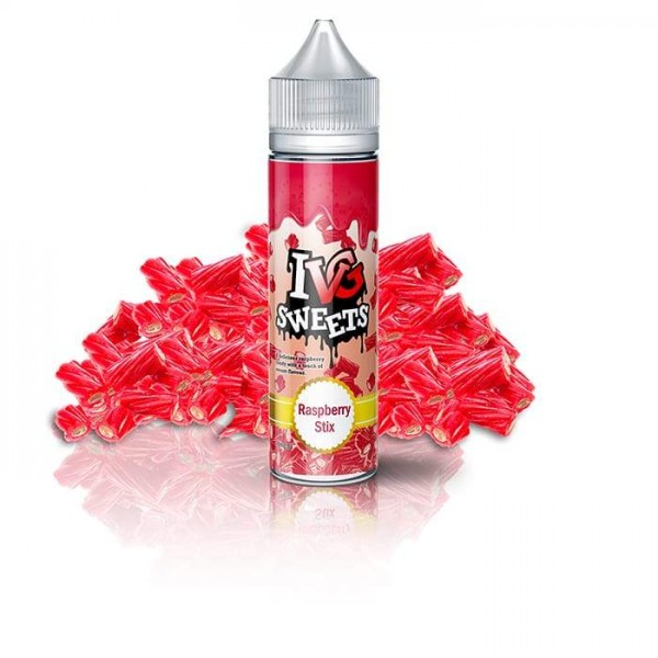 IVG Sweets Raspberry Stix 50ml Short Fill E-Liquid