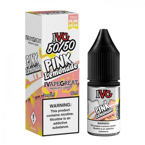 IVG 50/50 Series Pink Lemonade 10ml E-Liquid