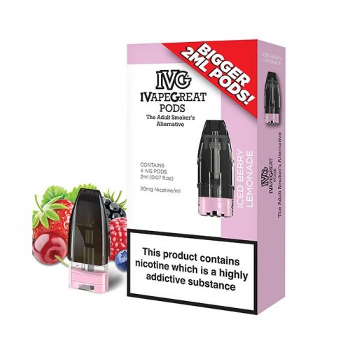 IVG Closed Pod System Iced Berry Lemonade Dis...