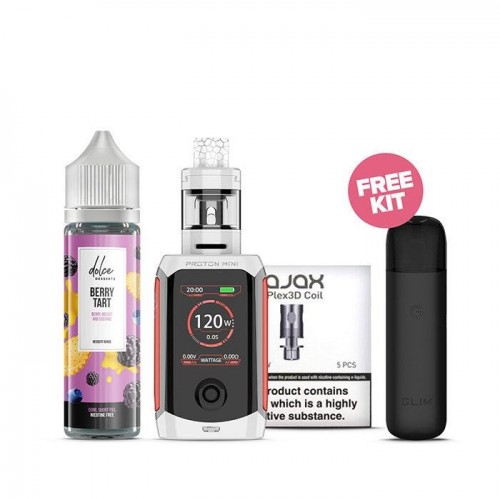 Innokin Proton Mini Ajax Kit Bundle + FREE Gl...