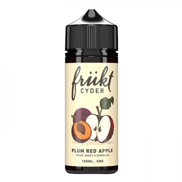 Frukt Cyder E-liquid - Plum Red Apple 100ml Short Fill