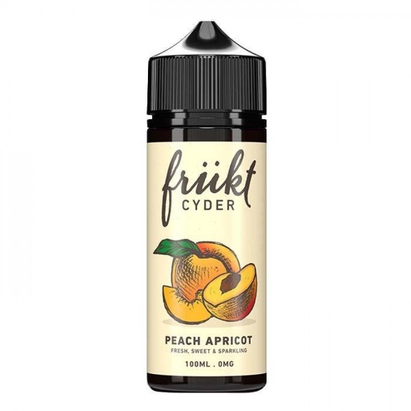 Frukt Cyder E-liquid - Peach Apricot 100ml Short Fill