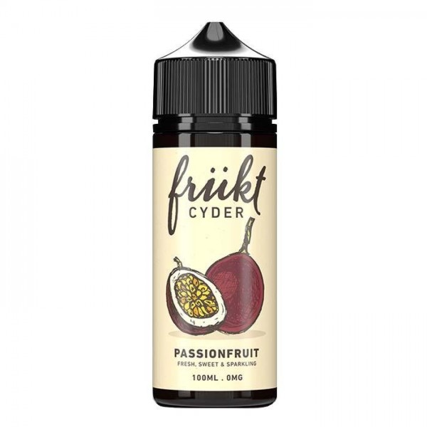 Frukt Cyder E-liquid - Passionfruit 100ml Short Fill