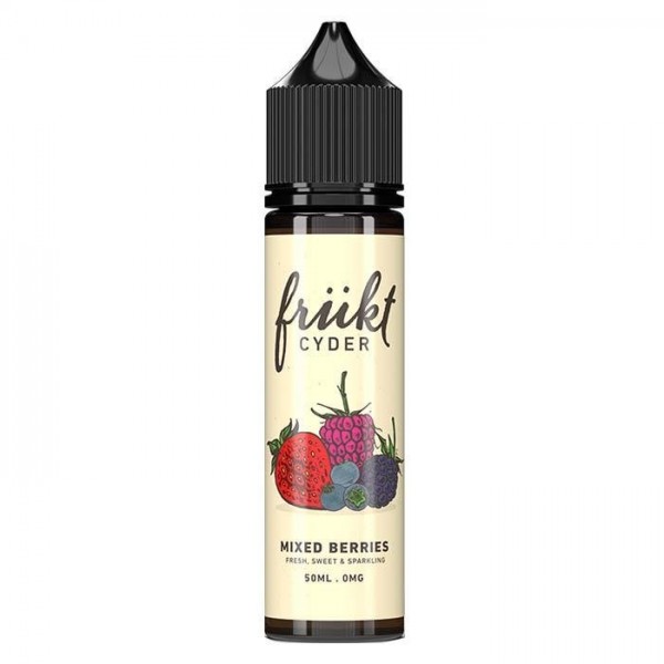 Frukt Cyder E-liquid - Mixed Berries 50ml Short Fill