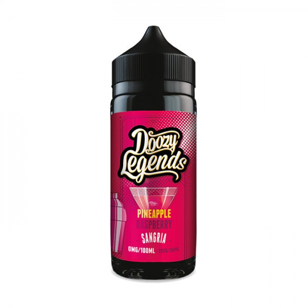 Doozy Legends Pineapple Raspberry Sangria 100ml Shortfill E-Liquid