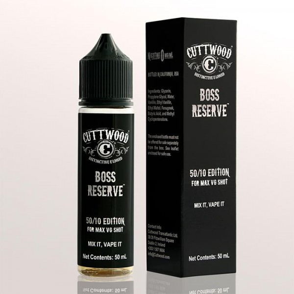 Cuttwood - 50/10 Series - Boss Reserve 50ml Short Fill E-Liquid