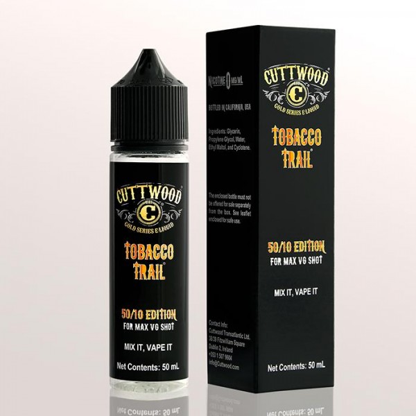 Cuttwood - 50-10 Series - Tobacco Trail 50ml Short Fill E-Liquid