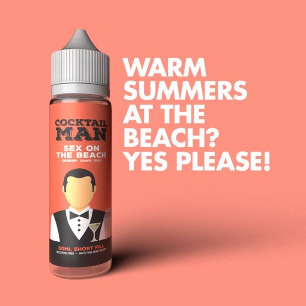 Cocktail Man Sex On The Beach 50ml Short Fill E-Liquid