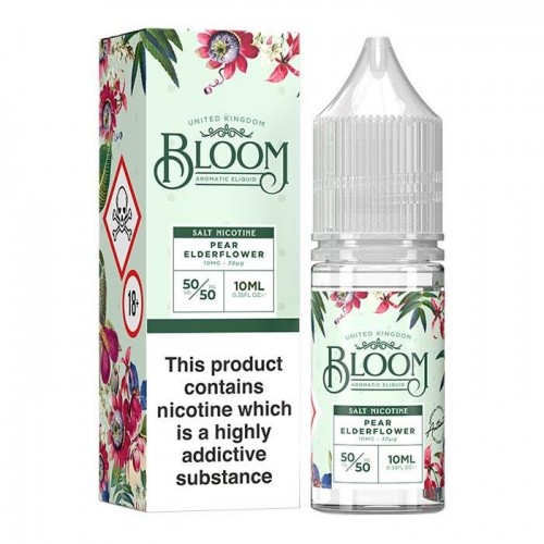 Bloom - Pear Elderflower Nicotine Salt E-liqu...