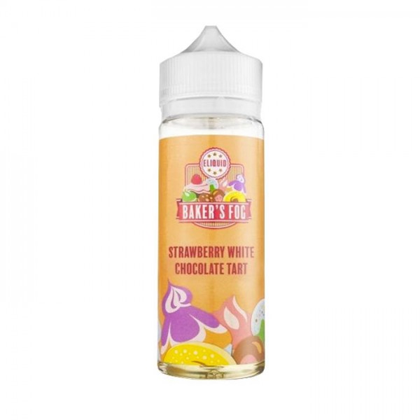 Baker's Fog - Strawberry White Chocolate Tart 100ml Short Fill E-Liquid