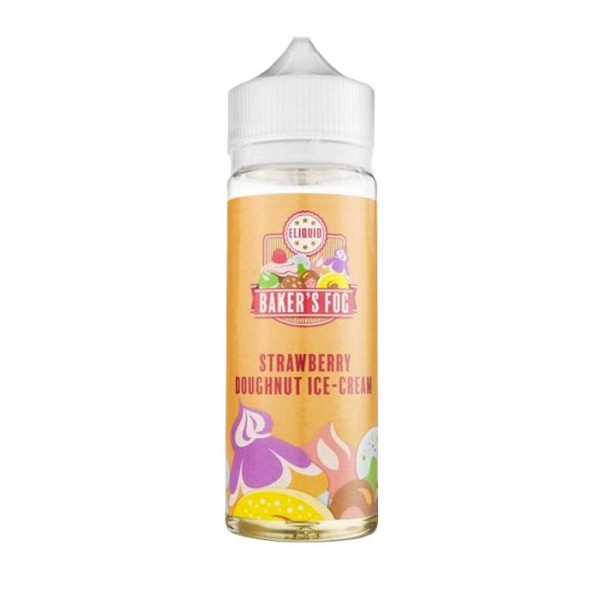 Baker's Fog - Strawberry Doughnut Ice Cream 100ml Short Fill E-Liquid