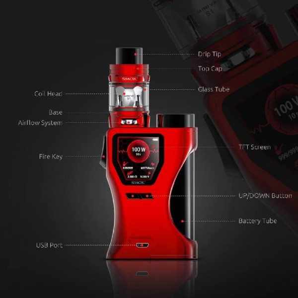 Smok S-Barrel 100W Vape Kit