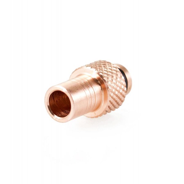 2 Puffs Copper Knurl Drip Tip-Copper