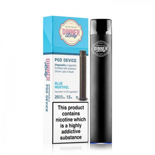 Dinner Lady Blue Menthol Disposable Pod Devic...