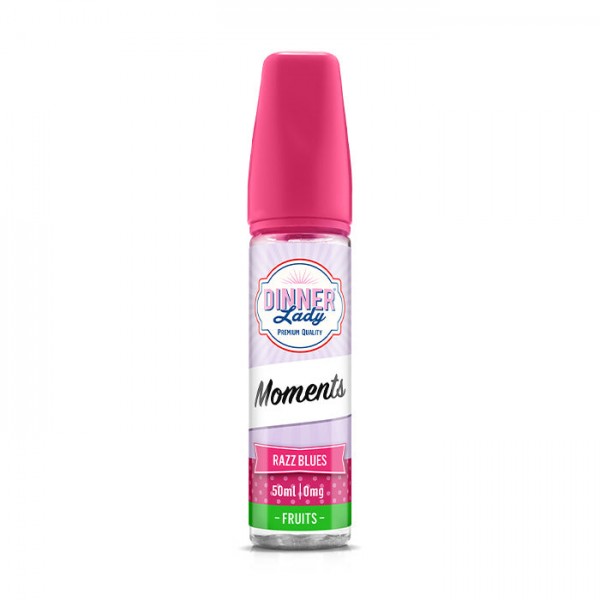 Dinner Lady Moments Razz Blues 50ml Shortfill E-Liquid