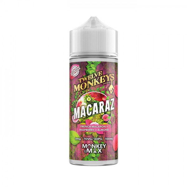 Twelve Monkeys Macaraz 100ml Shortfill E-Liquid