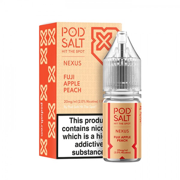 Nexus Fuji Apple Peach 10ml Nicotine Salt E-Liquid