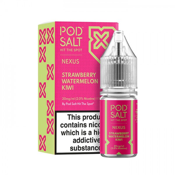 Nexus Strawberry Watermelon Kiwi 10ml Nicotine Salt E-Liquid