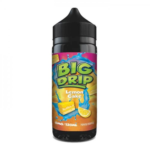 Doozy Vape Big Drip - Lemon Cake 100ml Short Fill E-Liquid