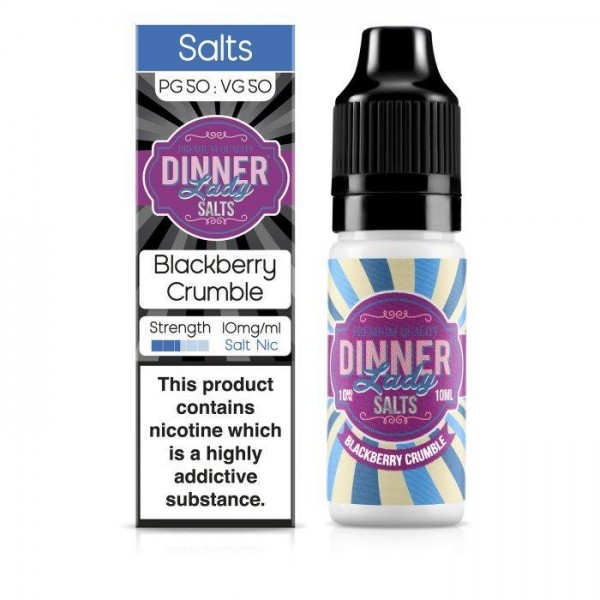 Dinner Lady - Blackberry Crumble 10ml Salt Nic E-Liquid